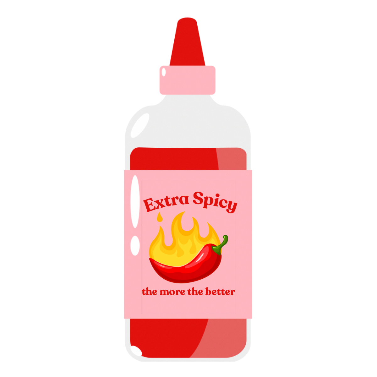 Extra Spicy Fanfic - Hot Sauce Sticker