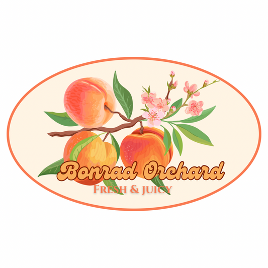 Peach Orchard Sticker